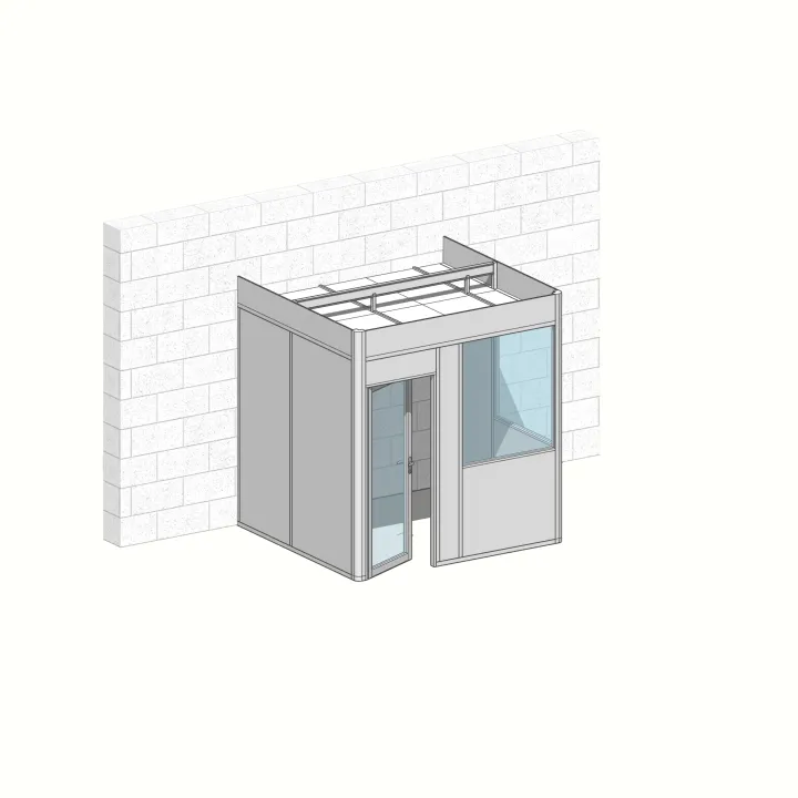 Visuel Cabine 3 faces 2,65 m x 2,40m (6m²) 