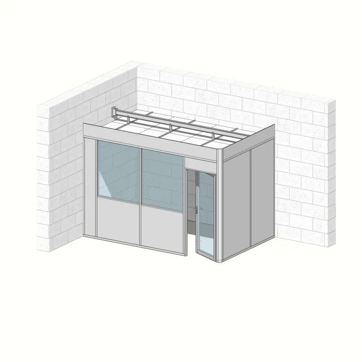 Visuel Cabine 2 faces 3,90m x 2,40m (9m²) 