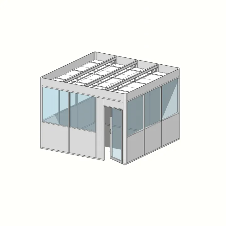 Visuel Cabine 4 faces 3,90 m x 3,90m (15m²)