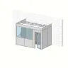 Visuel Cabine 3 faces 3,90m x 2,40m (9m²) 