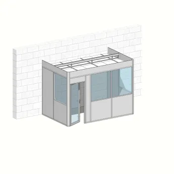Cabine 3 faces 3,90m x 2,40m (9m²) 