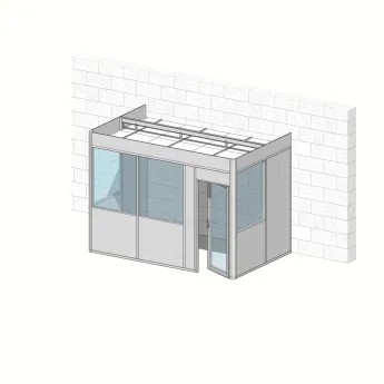 Cabine 3 faces 3,90m x 2,40m (9m²) 