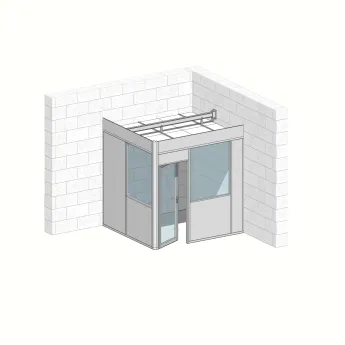 Cabine 2 faces 2,65m x 2,40m (6m²)