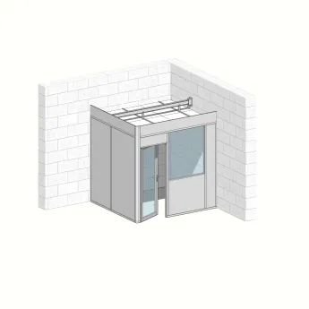 Cabine 2 faces 2,65m x 2,40m (6m²)