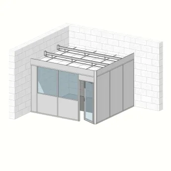 Cabine 2 faces 3,90 m x 3,60m (14m²)  