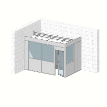 Cabine 2 faces 3,90m x 2,40m (9m²) 