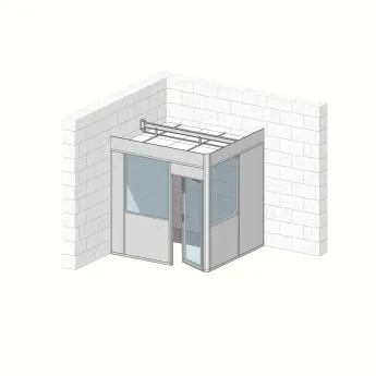 Cabine 2 faces 2,65m x 2,40m (6m²)